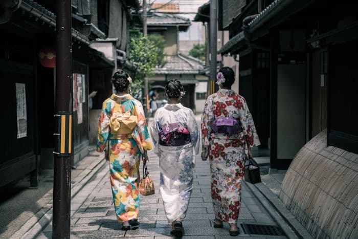 Geishas in Gion