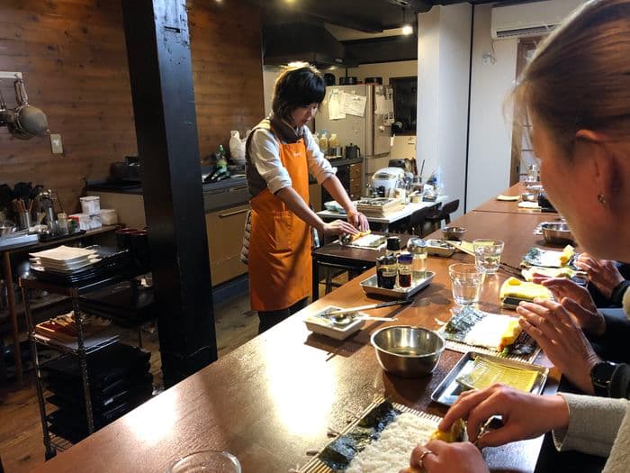 Sushi-Workshop in Kyoto