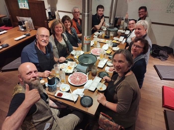 Erstes essen in Tokyo